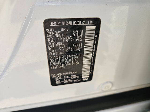 2020 Infiniti QX80 Luxe