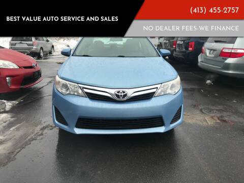 2013 Toyota Camry for sale at Best Value Auto Service and Sales in Springfield MA