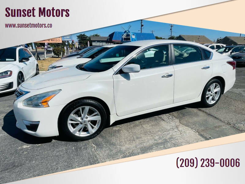 2014 Nissan Altima for sale at Sunset Motors in Manteca CA