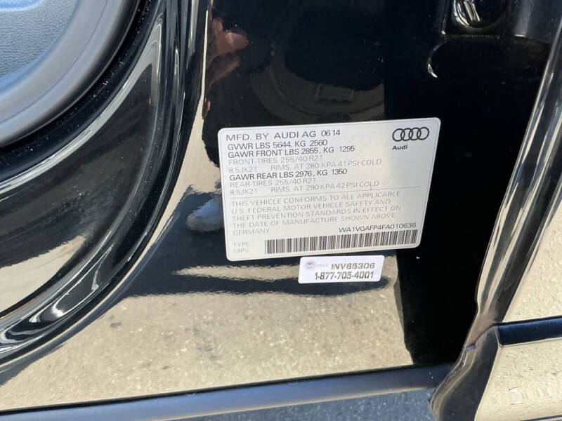 2015 Audi SQ5 3.0T quattro Prestige