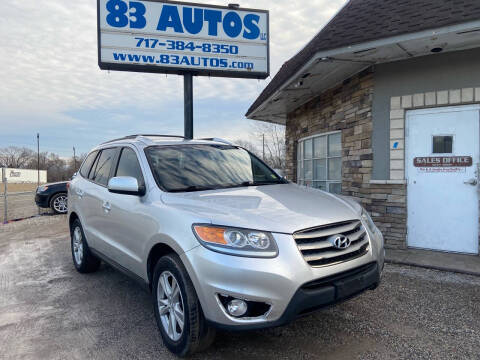 2012 Hyundai Santa Fe for sale at 83 Autos LLC in York PA