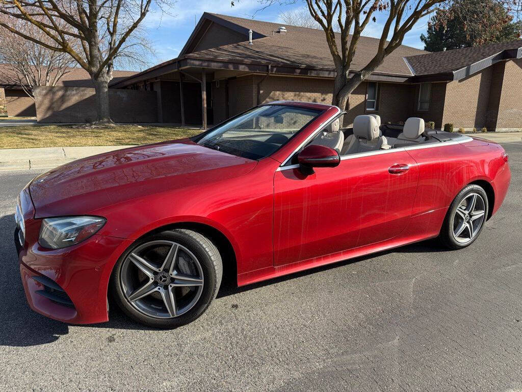 Red 2018 Mercedes-Benz E-Class E 400 4MATIC Convertible AWD E 400 4MATIC 2dr Cabriolet 2