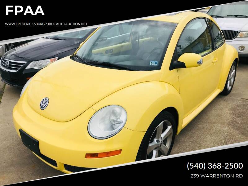 2006 Volkswagen New Beetle for sale at FPAA in Fredericksburg VA