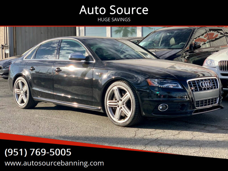 2010 Audi S4 for sale at Auto Source in Banning CA