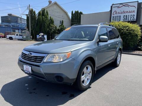 2009 Subaru Forester for sale at Christensen Auto Sales Inc in Mcminnville OR
