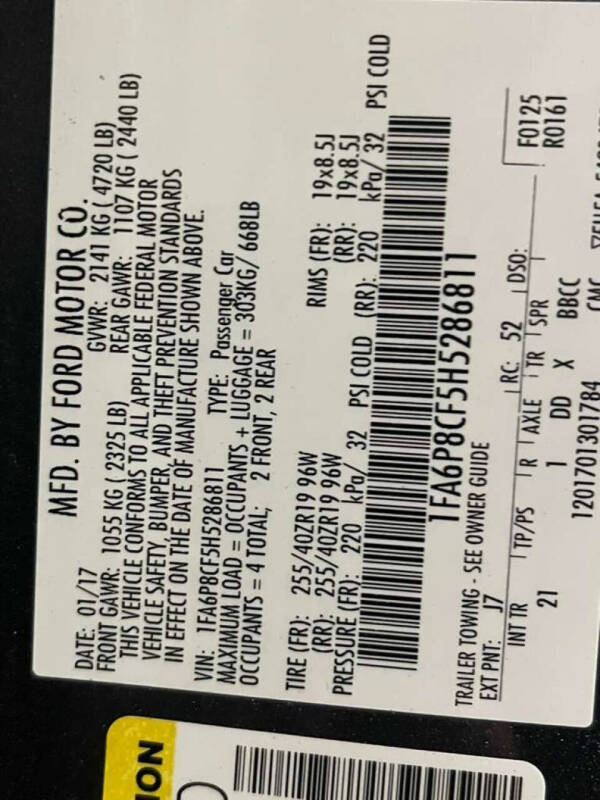 2017 Ford Mustang GT Premium