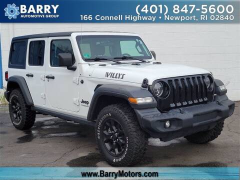 2020 Jeep Wrangler Unlimited for sale at BARRYS Auto Group Inc in Newport RI