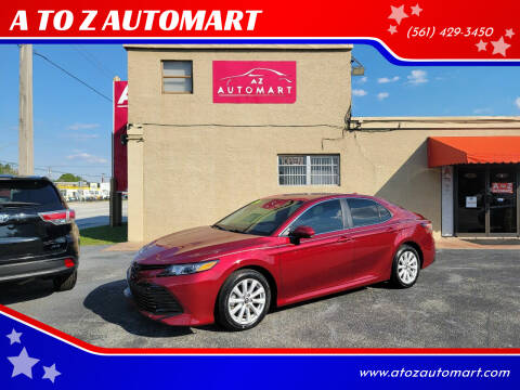 2019 Toyota Camry for sale at A TO Z  AUTOMART in West Palm Beach FL