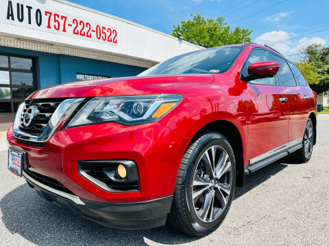 2017 Nissan Pathfinder for sale at Trimax Auto Group in Norfolk VA