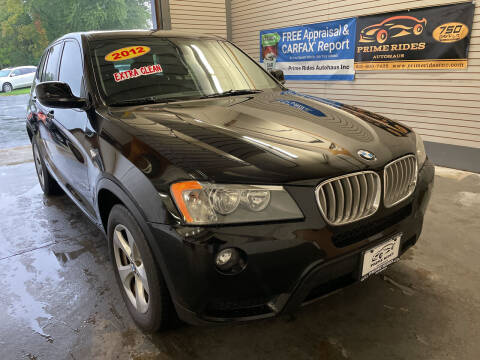 2012 BMW X3 for sale at Prime Rides Autohaus in Wilmington IL