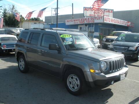 2014 Jeep Patriot for sale at AUTO WHOLESALE OUTLET in North Hollywood CA