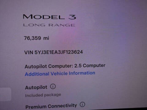 2018 Tesla Model 3 Long Range