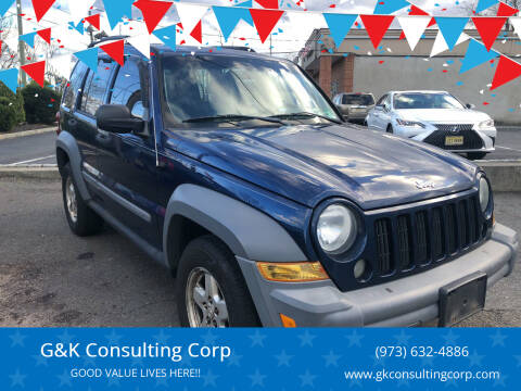 2005 Jeep Liberty for sale at G&K Consulting Corp in Fair Lawn NJ