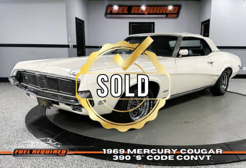1969 Mercury Cougar for sale at Fuel Required in Mcdonald PA