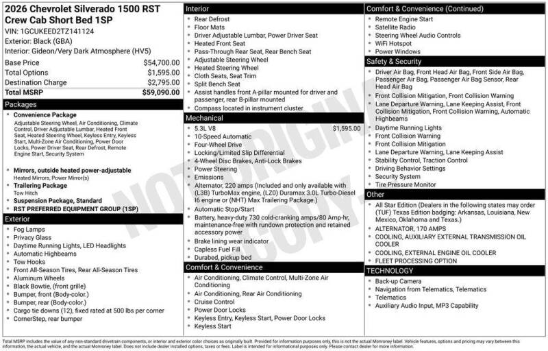 2026 Chevrolet Silverado 1500