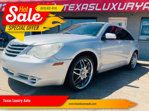 2010 Chrysler Sebring for sale at Texas Luxury Auto in Cedar Hill TX