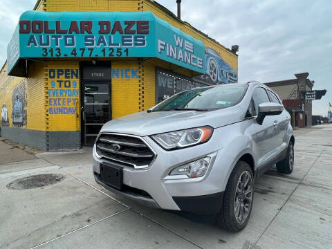 2020 Ford EcoSport for sale at Dollar Daze Auto Sales Inc in Detroit MI