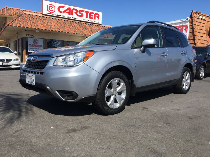 2014 Subaru Forester for sale at CARSTER in Huntington Beach CA