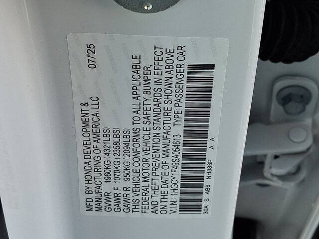 2025 Honda Accord SE