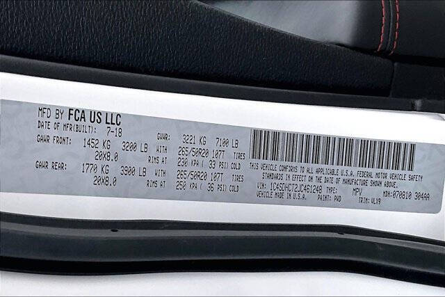2018 Dodge Durango R/T