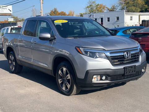 2018 Honda Ridgeline for sale at MetroWest Auto Sales in Worcester MA