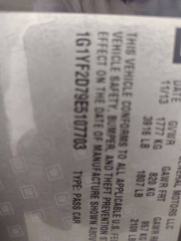 2014 Chevrolet Corvette Stingray