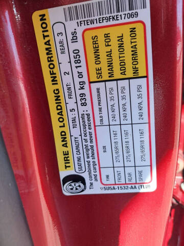 2015 Ford F-150 Lariat