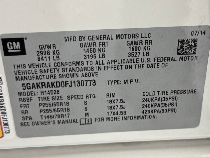 2015 Buick Enclave Convenience