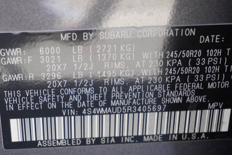 2024 Subaru Ascent Limited 7-Passenger