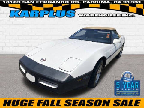 1988 Chevrolet Corvette for sale at Karplus Warehouse in Pacoima CA