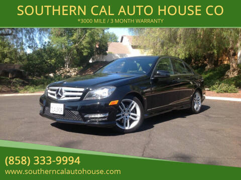 2013 Mercedes-Benz C-Class for sale at SOUTHERN CAL AUTO HOUSE CO in San Diego CA