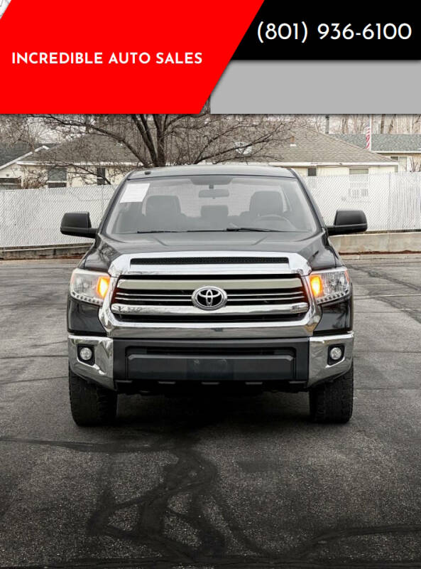 2016 Toyota Tundra for sale at INCREDIBLE AUTO SALES in Bountiful UT