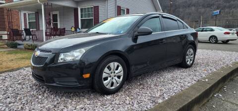 2012 Chevrolet Cruze for sale at Steel River Preowned Auto II in Bridgeport OH