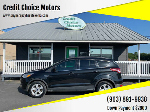 2014 Ford Escape for sale at Credit Choice Motors in Sherman TX