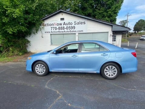 2013 Toyota Camry for sale at ACTION NOW AUTO SALES in Cumming GA