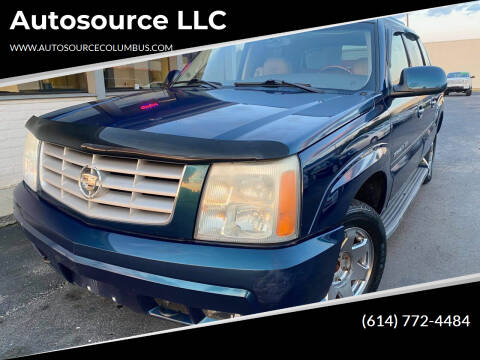 2005 Cadillac Escalade EXT for sale at Autosource LLC in Columbus OH