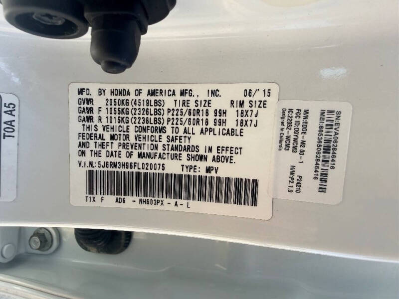 2015 Honda CR-V Touring