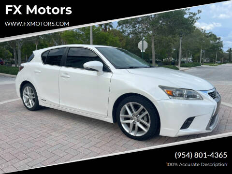 2015 Lexus CT 200h for sale at FX Motors in Pompano Beach FL