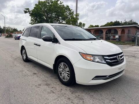 2016 Honda Odyssey for sale at MIAMI FINE CARS & TRUCKS in Hialeah FL