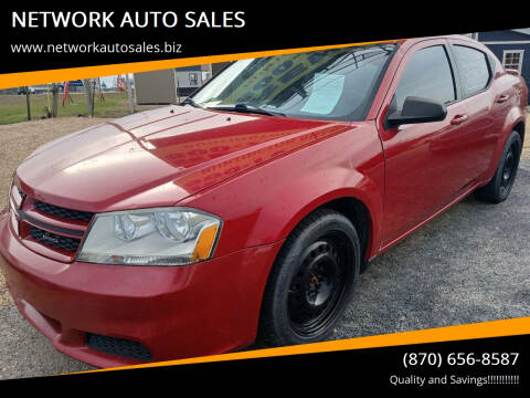 2014 Dodge Avenger for sale at NETWORK AUTO SALES in Mountain Home AR