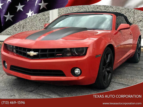2011 Chevrolet Camaro for sale at Texas Auto Corporation in Houston TX