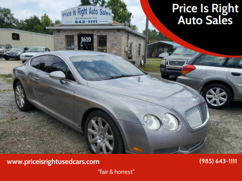 2006 Bentley Continental for sale at Price Is Right Auto Sales in Slidell LA