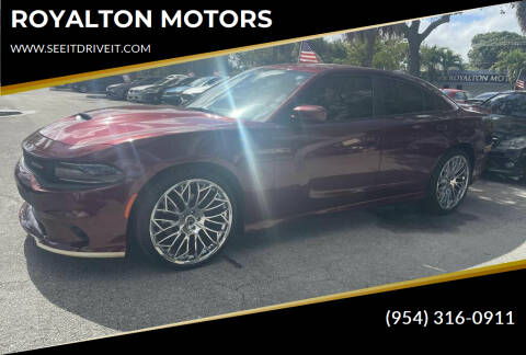 2019 Dodge Charger for sale at ROYALTON MOTORS in Plantation FL