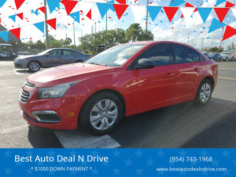 2016 Chevrolet Cruze Limited for sale at Best Auto Deal N Drive in Hollywood FL