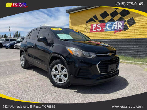 2017 Chevrolet Trax for sale at Escar Auto - 9809 Montana Ave Lot in El Paso TX