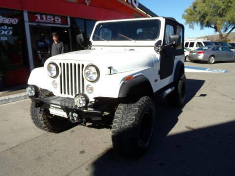1985 Jeep CJ-7 for sale at Phantom Motors in Livermore CA