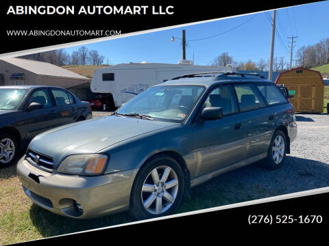 2002 Subaru Outback for sale at ABINGDON AUTOMART LLC in Abingdon VA