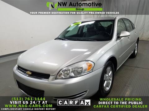 2008 Chevrolet Impala for sale at NW Automotive Group in Cincinnati OH