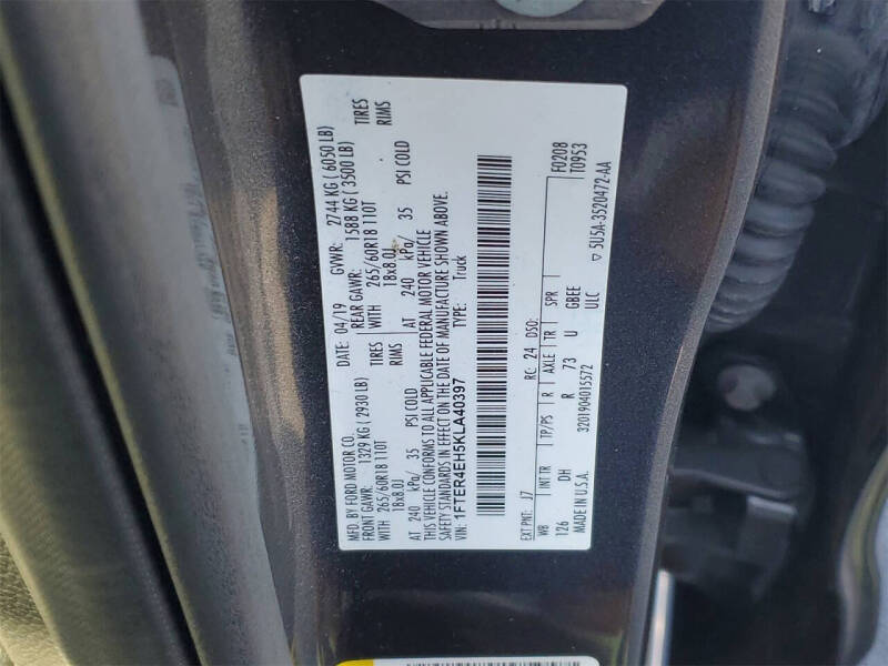 2019 Ford Ranger Lariat