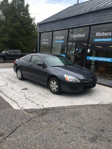 2005 Honda Accord for sale at Georgia Certified Motors in Stockbridge GA